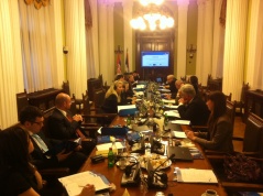 13 February 2013 The participants of the meeting of the project team for the realisation of the Twinning project “Strengthening the capacities of the National Assembly of the Republic of Serbia in the European integration process”